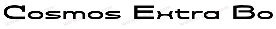 Cosmos Extra Bold字体转换